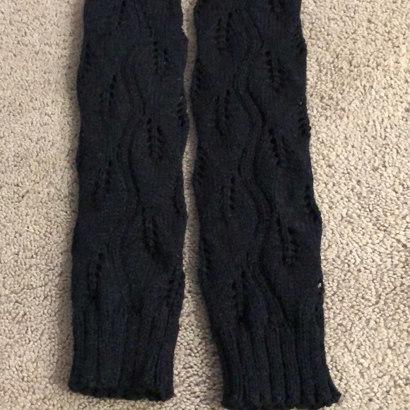 Black & Beige Boot Socks Tall - Picture 3 of 3